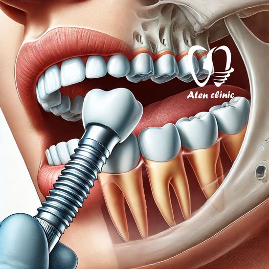 هزینه ایمپلنت دندان در کلینیک دندانپزشکی آتن چقدر است|تکلی